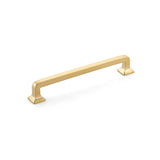 Schaub And Company - Pull, Signature Satin Brass, 6'' cc - Signature Satin Brass