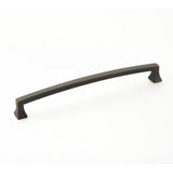 Schaub And Company - Pull, Arched, Ancient Bronze, 8'' cc - Ancient Bronze