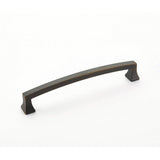 Schaub And Company - Pull, Arched, Ancient Bronze, 6'' cc - Ancient Bronze