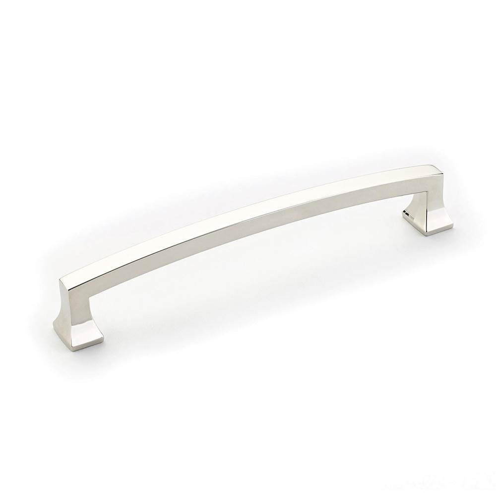Schaub And Company - Pull, Arched, Polished Nickel, 6'' cc - Polished Nickel