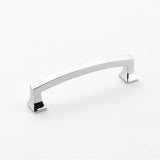 Schaub And Company - Pull, Arched, Polished Chrome 4'' cc - Polished Chrome
