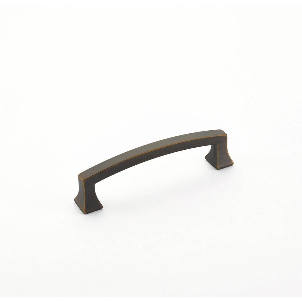 Schaub And Company - Pull, Arched, Ancient Bronze, 4'' cc - Ancient Bronze