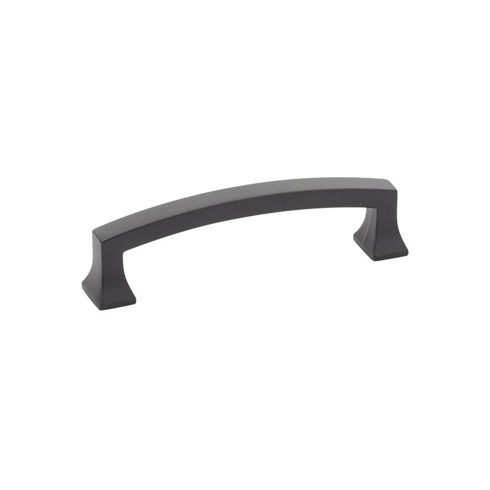 Schaub And Company - Pull, Arched, Matte Black, 4'' cc - Matte Black