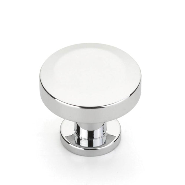 Schaub And Company - Round Knob, Polished Chrome, 1-1/4'' dia - Polished Chrome