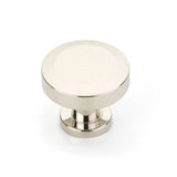 Schaub And Company - Round Knob, Polished Nickel, 1-1/4'' dia - Polished Nickel