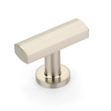 Schaub And Company - T-Knob, Brushed Nickel, 1-3/4'' - Brushed Nickel