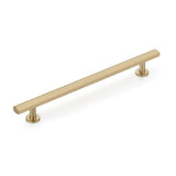 Schaub And Company - Pull, Signature Satin Brass, 8'' cc - Signature Satin Brass
