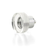 Schaub And Company - Round Disc Glass Knob, Polished Chrome, 1-3/8'' dia - Polished Chrome