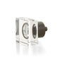 Schaub And Company - Square Glass Knob, Oil Rubbed Bronze, 1-1/4'' - Oil Rubbed Bronze