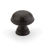 Schaub And Company - Knob, Hammered, Plain Edge, Oil Rubbed Bronze, 1-1/4'' dia - Oil Rubbed Bronze