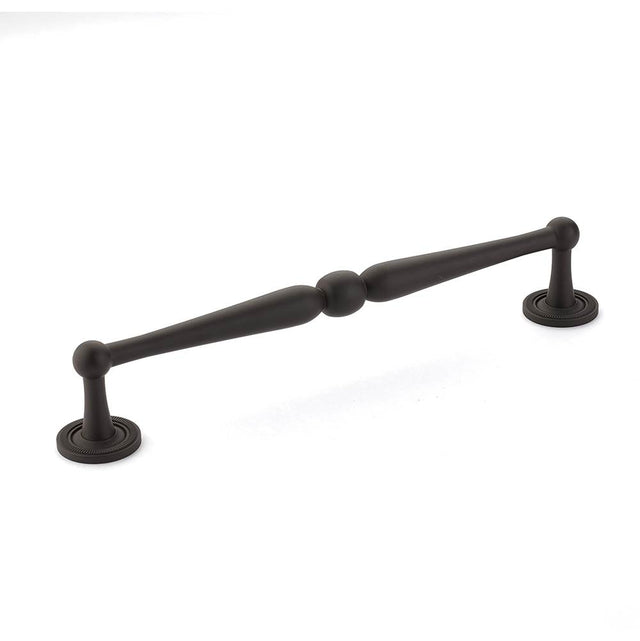 Schaub And Company - Pull, Knurled Footplate, Oil Rubbed Bronze, 8'' cc - Oil Rubbed Bronze