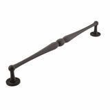 Schaub And Company - Pull, Knurled Footplate, Oil Rubbed Bronze, 15'' cc - Oil Rubbed Bronze