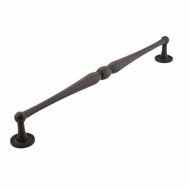 Schaub And Company - Pull, Knurled Footplate, Oil Rubbed Bronze, 15'' cc - Oil Rubbed Bronze
