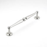 Schaub And Company - Pull, Plain Footplate, Polished Chrome 8'' cc - Polished Chrome
