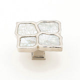 Schaub And Company - Mother Of Pearl,White Mother Of Pearl On Solid Brass,Polished Nickel Finish,1-1/2'' Dia - Mother of Pearl