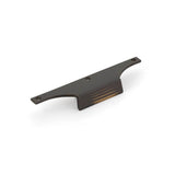 Schaub And Company - Edge Pull, Antique Bronze, 3-1/2'' cc, 8'' Overall - Antique Bronze