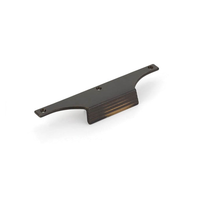 Schaub And Company - Edge Pull, Antique Bronze, 3-1/2'' cc, 8'' Overall - Antique Bronze