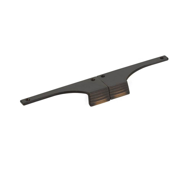 Schaub And Company - Edge Pull (Pair), Antique Bronze, 5'' cc, 6'' Overall - Antique Bronze