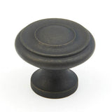 Schaub And Company - Knob, Distressed Bronze, 1-1/4'' dia - Distressed Bronze