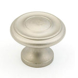 Schaub And Company - Knob, Distressed Nickel, 1-1/4'' dia - Distressed Nickel