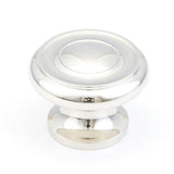 Schaub And Company - Knob, Polished Nickel , 1-1/4'' dia - Polished Nickel