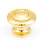 Schaub And Company - Knob, Polished Brass, 1-1/2'' dia - Polished Brass