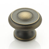 Schaub And Company - Knob, Antique Light Brass, 1-1/2'' dia - Antique Light Brass