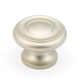 Schaub And Company - Knob, Distressed Nickel, 1-1/2'' dia - Distressed Nickel