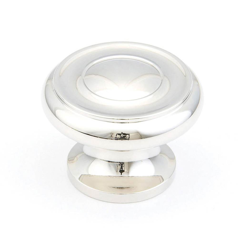 Schaub And Company - Knob, Polished Nickel, 1-1/2'' dia - Polished Nickel