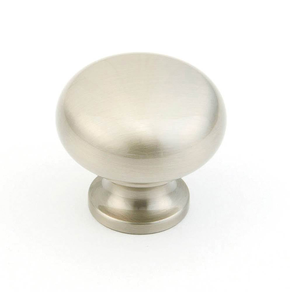 Schaub And Company - Knob, Satin Nickel, 1-1/4'' dia - Satin Nickel