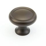 Schaub And Company - Knob, Oil Rubbed Bronze, 1-1/4'' dia - Oil Rubbed Bronze