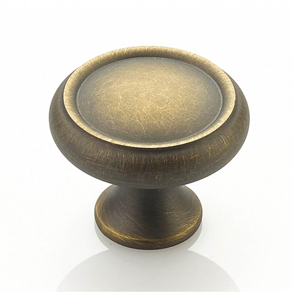 Schaub And Company - Knob, Antique Light Brass , 1-1/4'' - Antique Light Brass