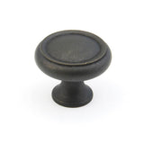 Schaub And Company - Knob, Distressed Bronze, 1-1/4'' dia - Distressed Bronze