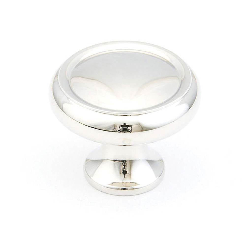 Schaub And Company - Knob, Polished Nickel, 1-1/4'' dia - Polished Nickel