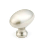 Schaub And Company - Knob, Oval, Satin Nickel, 1-3/8'' dia - Satin Nickel