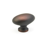 Schaub And Company - Knob, Oval, Michelangelo Bronze, 1-3/8'' dia - Michelangelo Bronze