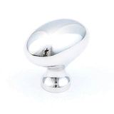 Schaub And Company - Knob, Oval, Polished Nickel, 1-3/8'' dia - Polished Nickel