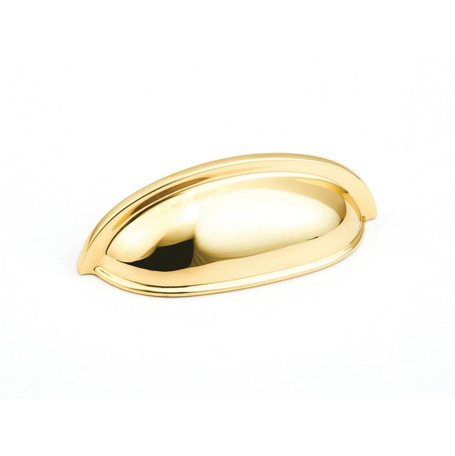 Schaub And Company - Cup Pull, Polished Brass, 3'' cc - Polished Brass