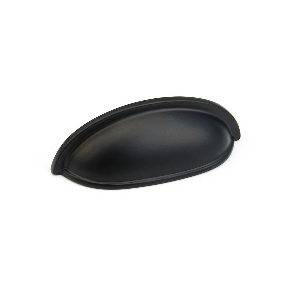 Schaub And Company - Cup Pull, Flat Black, 3'' cc - Flat Black