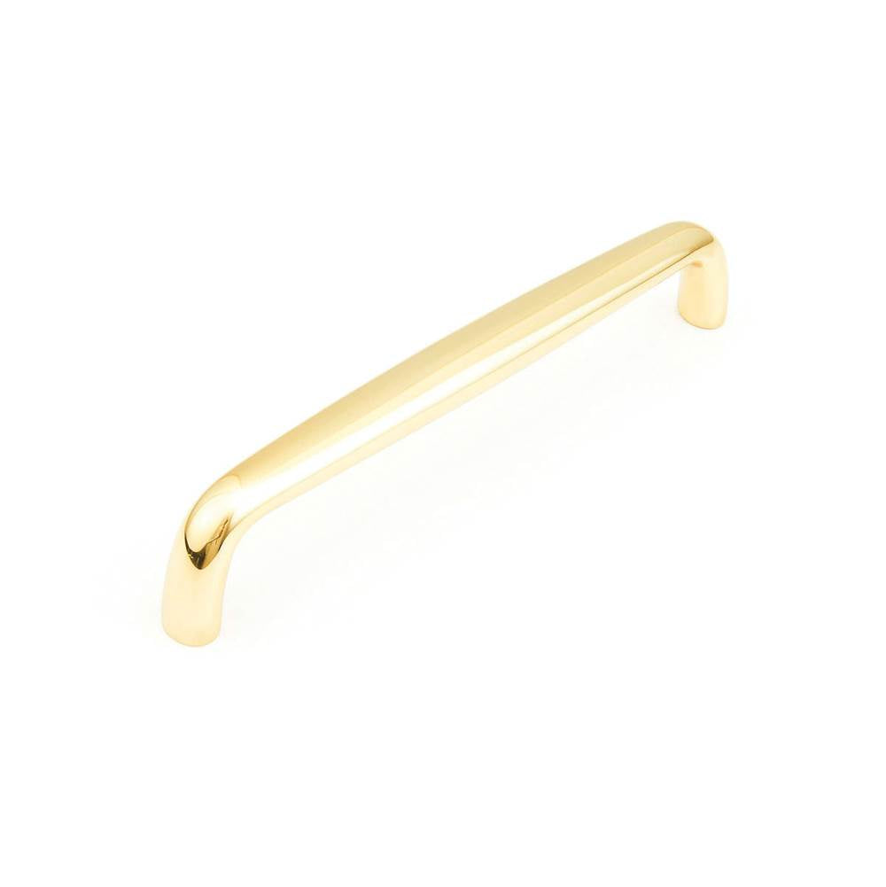 Schaub And Company - Appliance Pull, Polished Brass, 10'' cc - Polished Brass