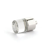 Schaub And Company - Knob, Cylinder Glass, Polished Nickel, 7/8'' dia - Polished Nickel