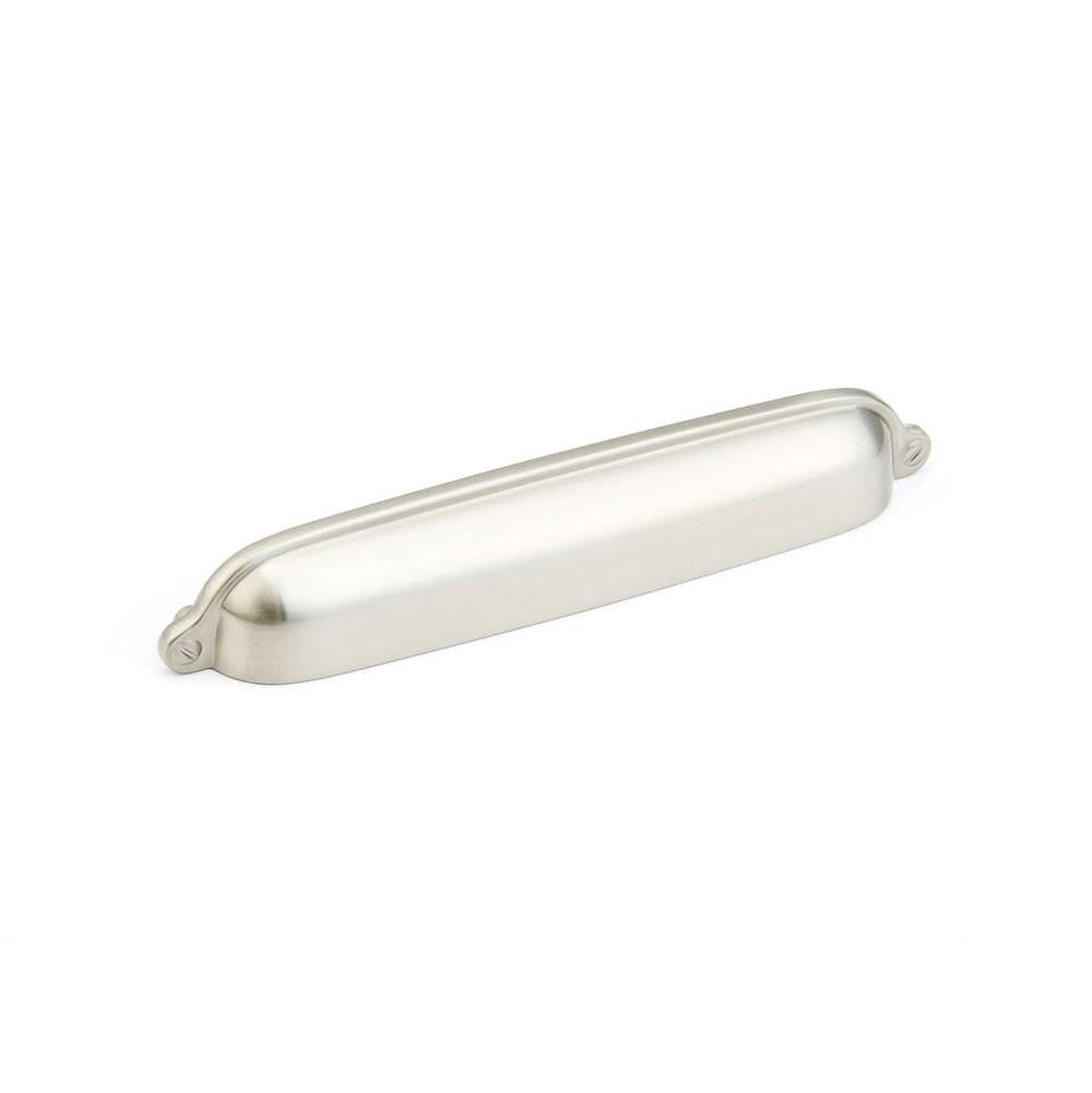 Schaub And Company - Cup Pull, Satin Nickel,  6'' cc - Satin Nickel