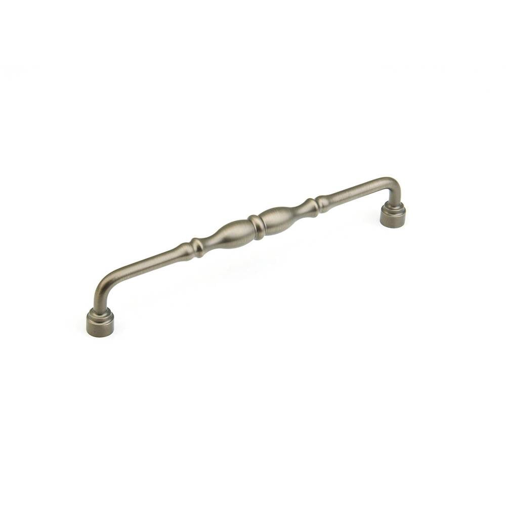Schaub And Company - Concealed Surface, Appliance Pull, Antique Nickel, 12'' cc - Antique Nickel