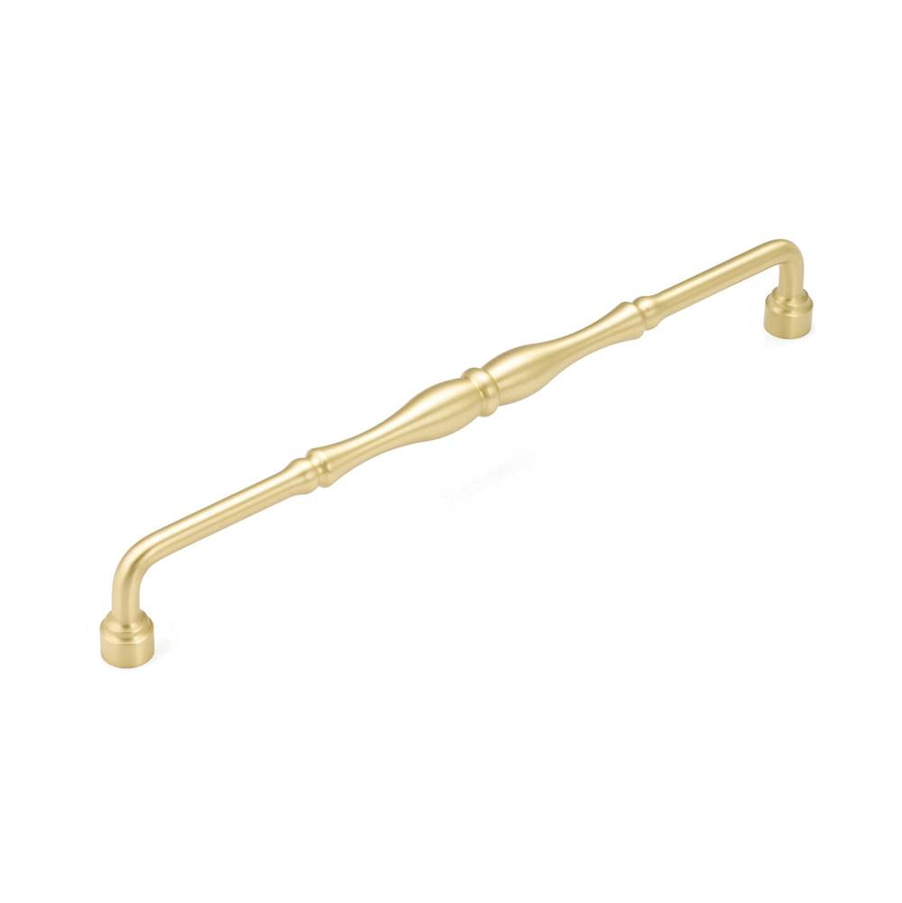 Schaub And Company - Concealed Surface, Appliance Pull, Satin Brass, 15'' cc - Satin Brass
