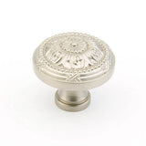 Schaub And Company - Knob, Satin Nickel, 1-1/2'' dia - Satin Nickel