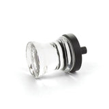 Schaub And Company - Knob, Concave Glass, Oil Rubbed Bronze, 1-1/8'' dia - Oil Rubbed Bronze