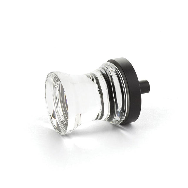 Schaub And Company - Knob, Concave Glass, Oil Rubbed Bronze, 1-1/8'' dia - Oil Rubbed Bronze