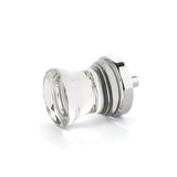 Schaub And Company - Knob, Concave Glass, Polished Chrome, 1-1/8'' dia - Polished Chrome