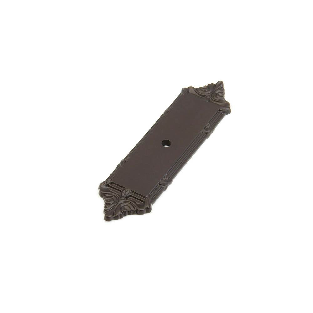 Schaub And Company - Backplate for Knob, Oil Rubbed Bronze, 4-1/4'' - Oil Rubbed Bronze
