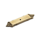 Schaub And Company - Backplate for Knob, Antique Light Polish, 4-1/4'' - Antique Light Polish
